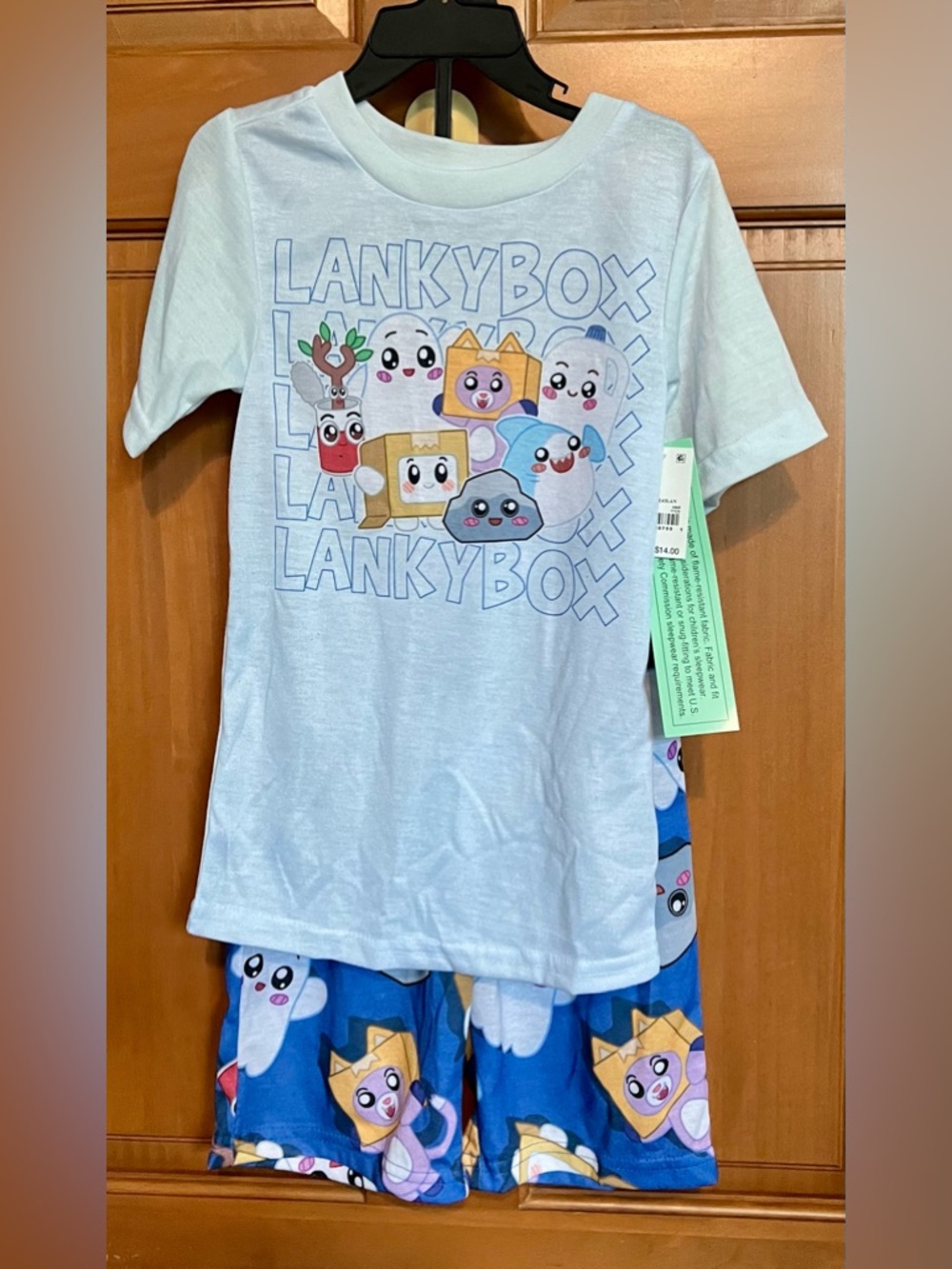 Lanky Box Boys 2 Pc Pajama Set with Character Print